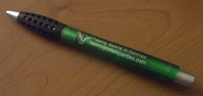 single Nanny Goats in Panties pen