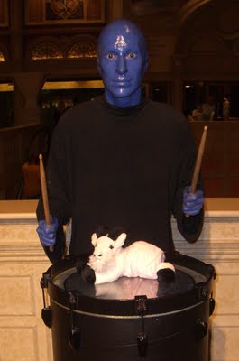 Lacy and Blue Man