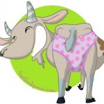 nanny goats in panties logo, seafood punch