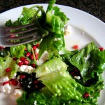 goat cheese pomegranate salad