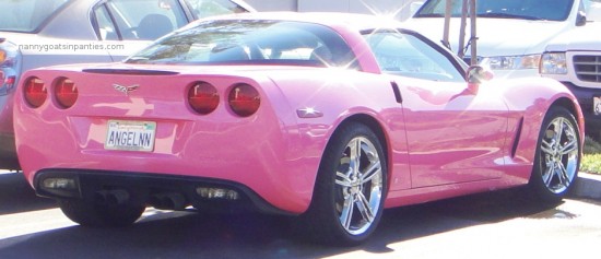 Angelyne, pink corvette, ANGELNN