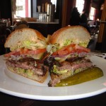cafe bernardo, bacon cheeseburger