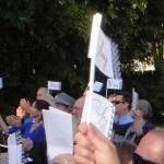 flag waving
