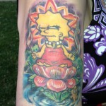 lisa simpson, tattoo