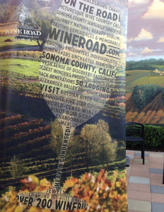 wine road banner