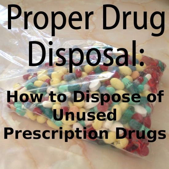 drug disposal, prescription drug disposal